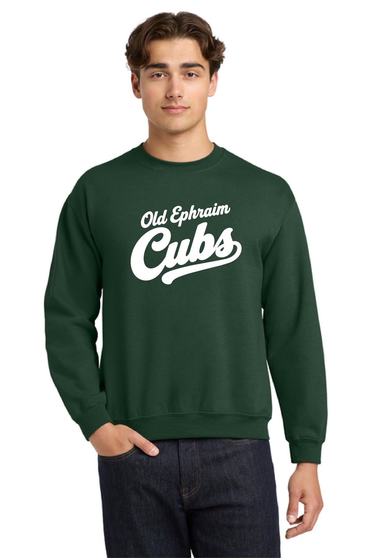 Old Ephraim - Cubs - 18000 Adult Heavy Crewneck Sweatshirt