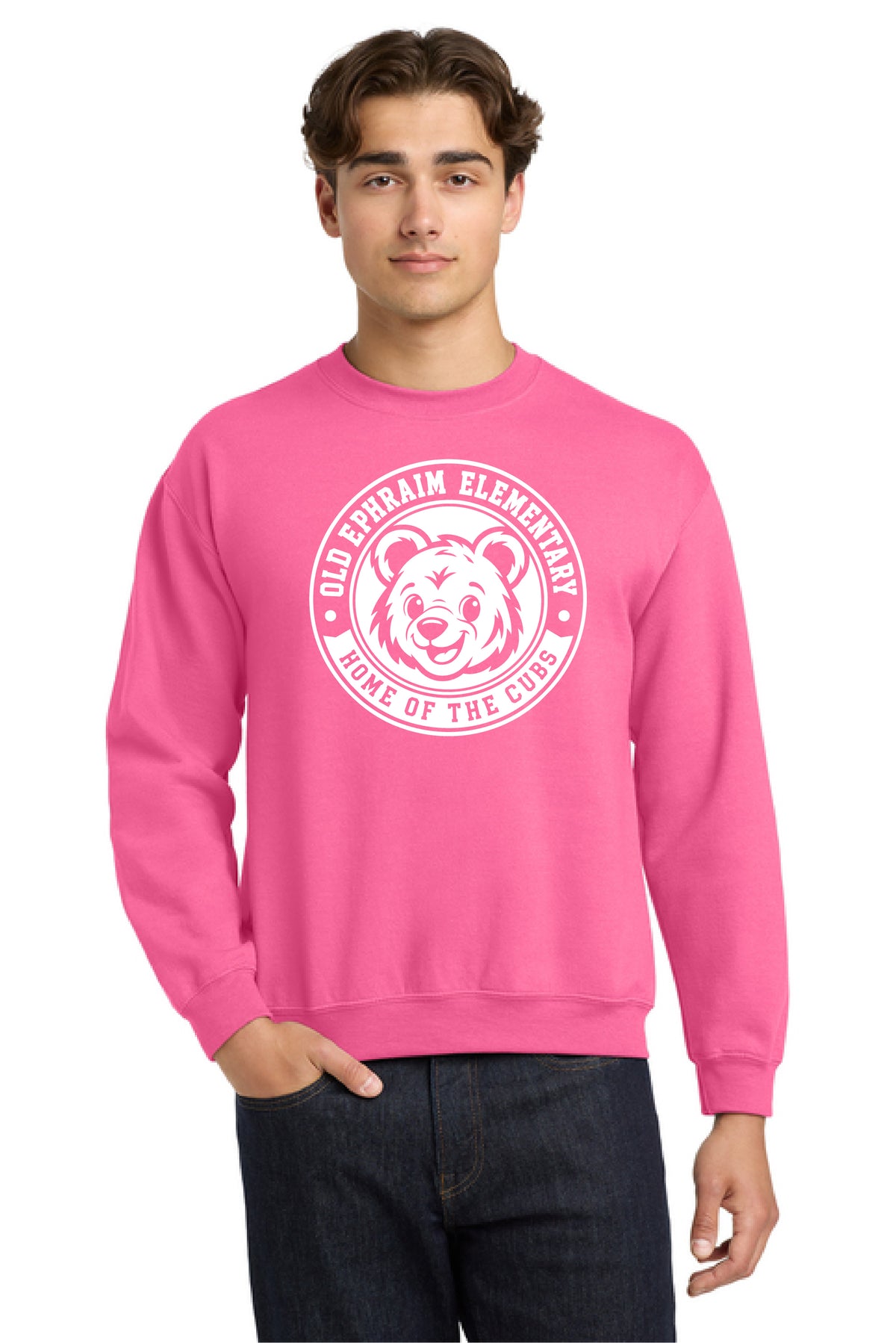 Old Ephraim - Bear - 18000 Adult Heavy Crewneck Sweatshirt