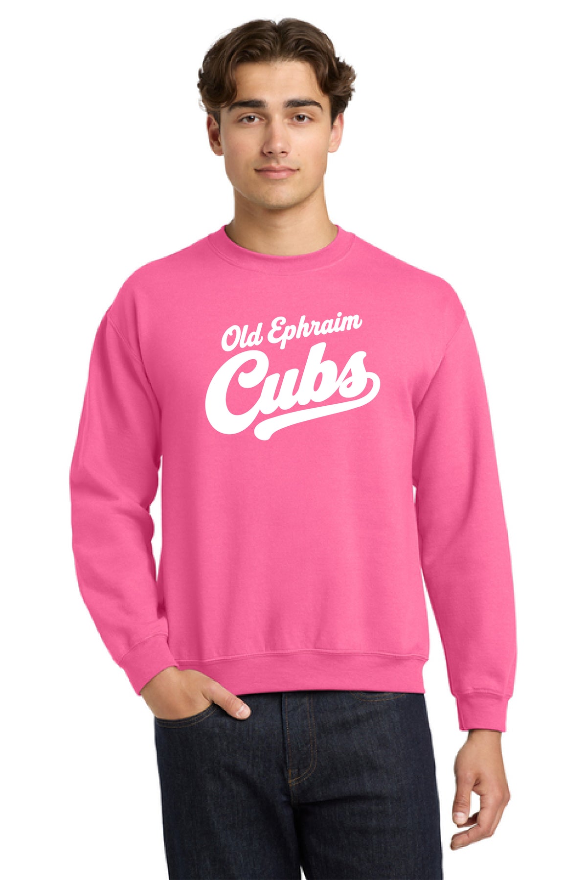 Old Ephraim - Cubs - 18000 Adult Heavy Crewneck Sweatshirt