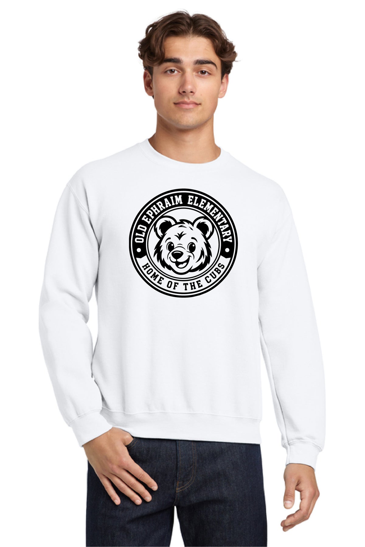 Old Ephraim - Bear - 18000 Adult Heavy Crewneck Sweatshirt