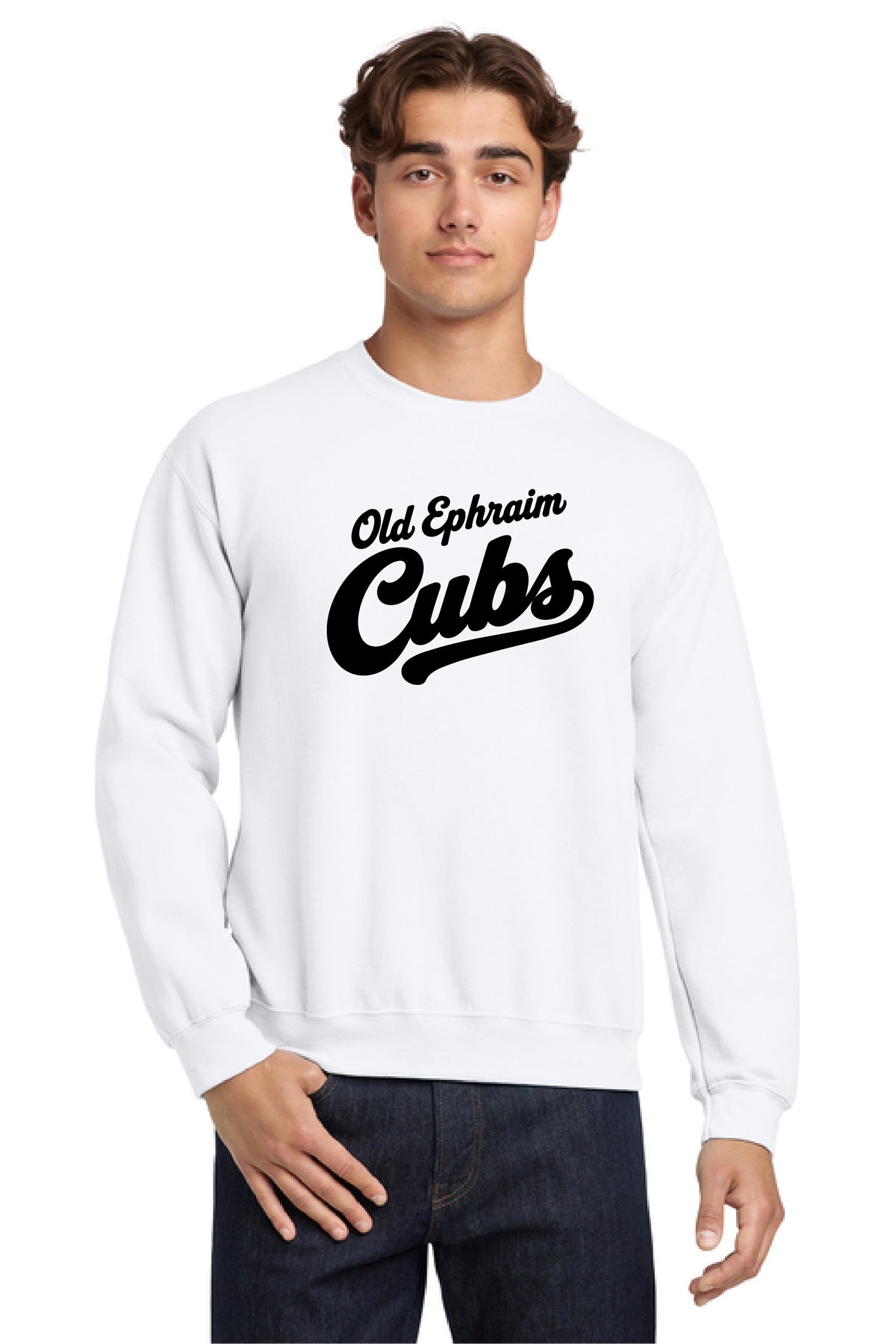 Old Ephraim - Cubs - 18000 Adult Heavy Crewneck Sweatshirt