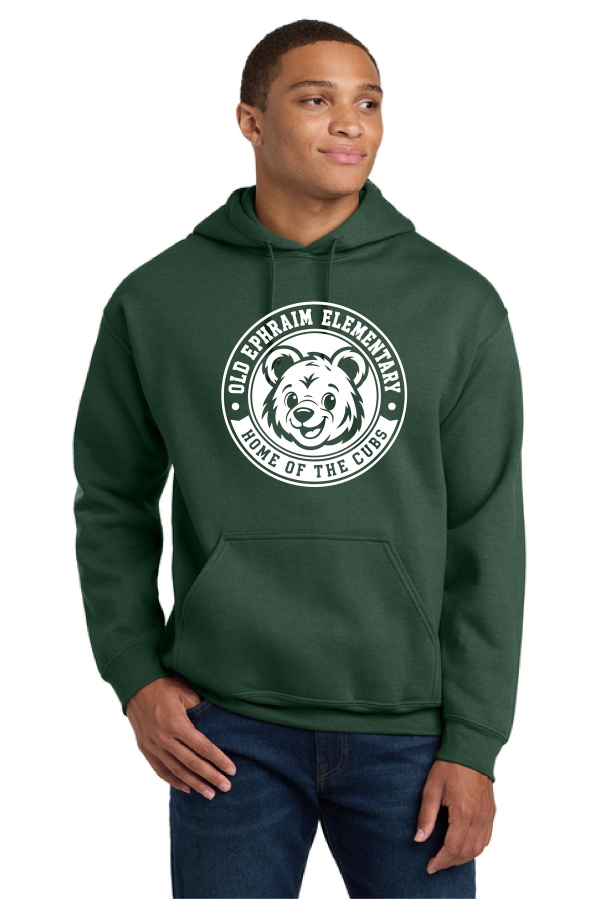 Old Ephraim - Bear - 18500 Adult Easy Fleece Pullover Hoodie