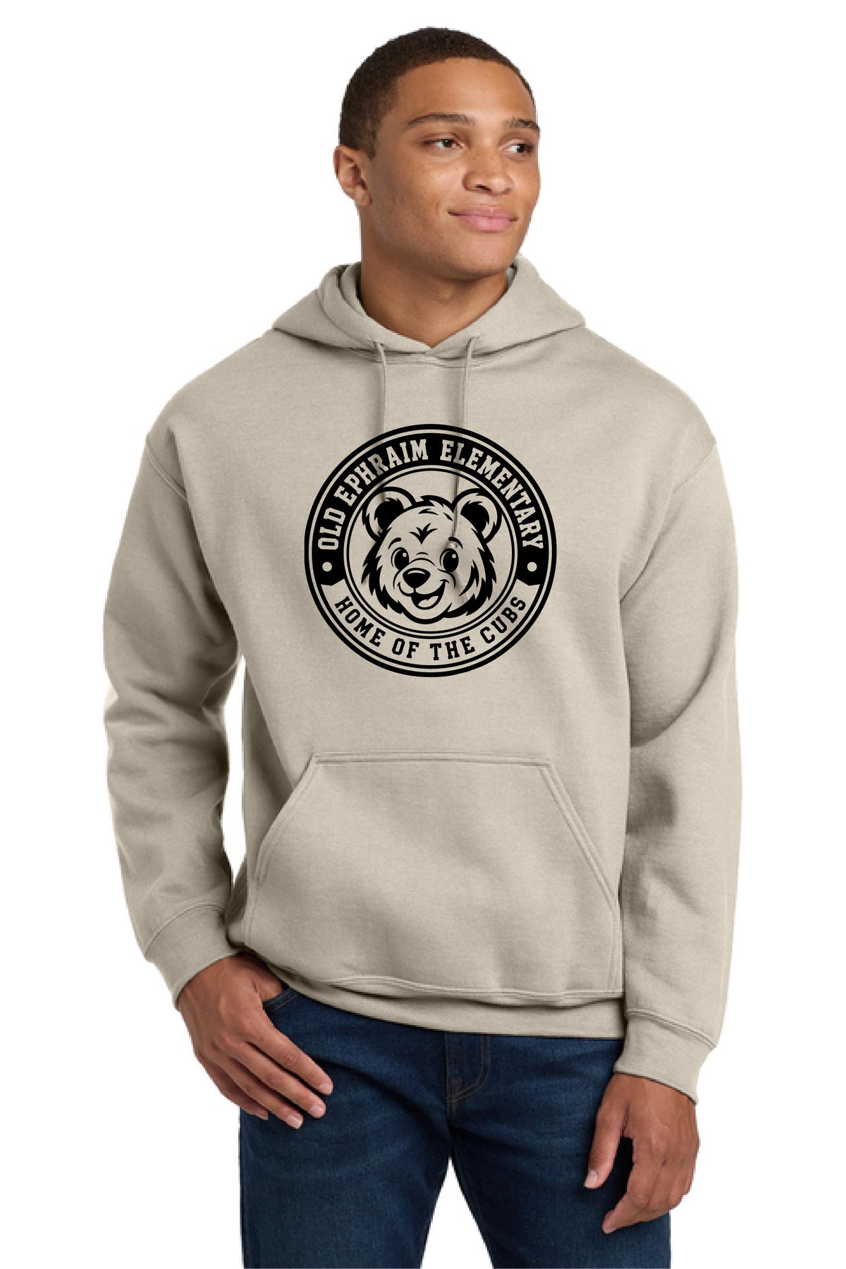 Old Ephraim - Bear - 18500 Adult Easy Fleece Pullover Hoodie