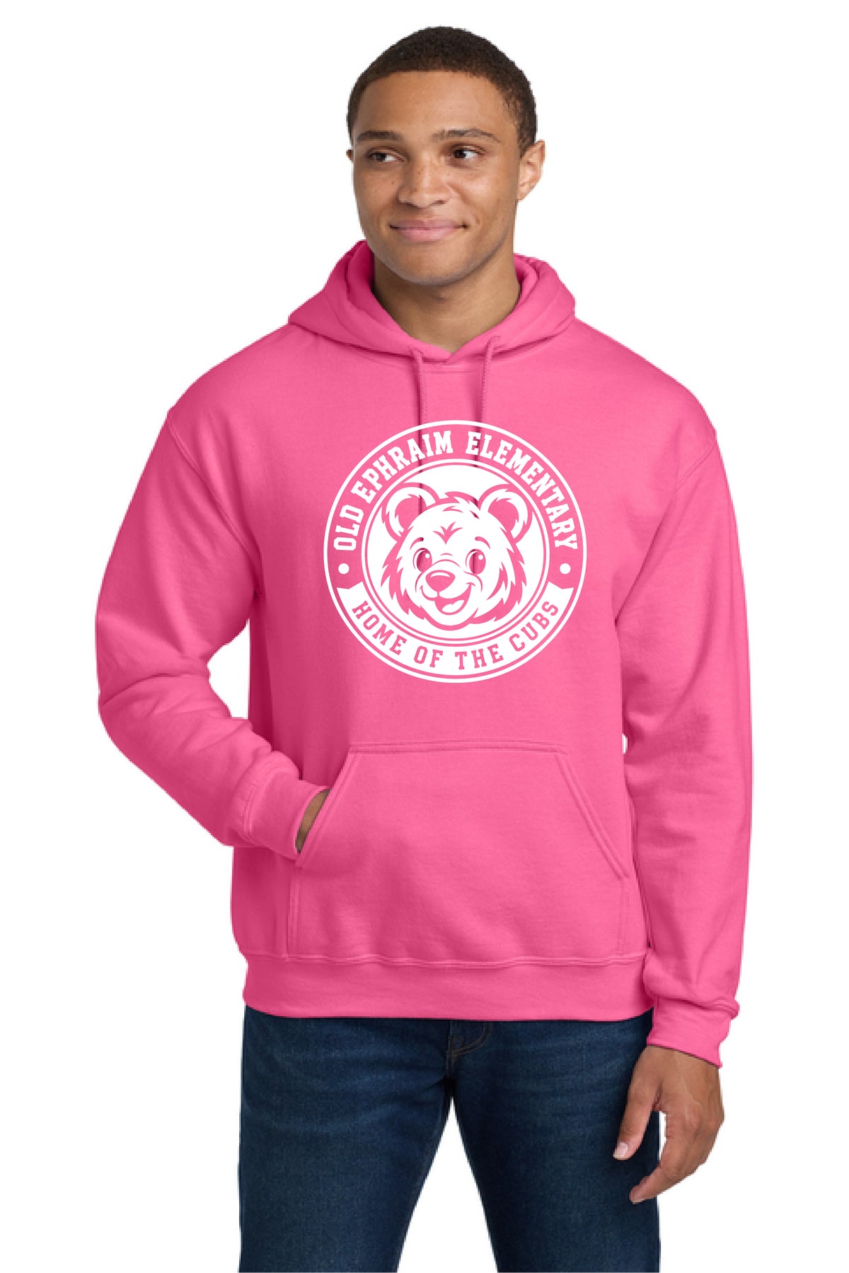 Old Ephraim - Bear - 18500 Adult Easy Fleece Pullover Hoodie