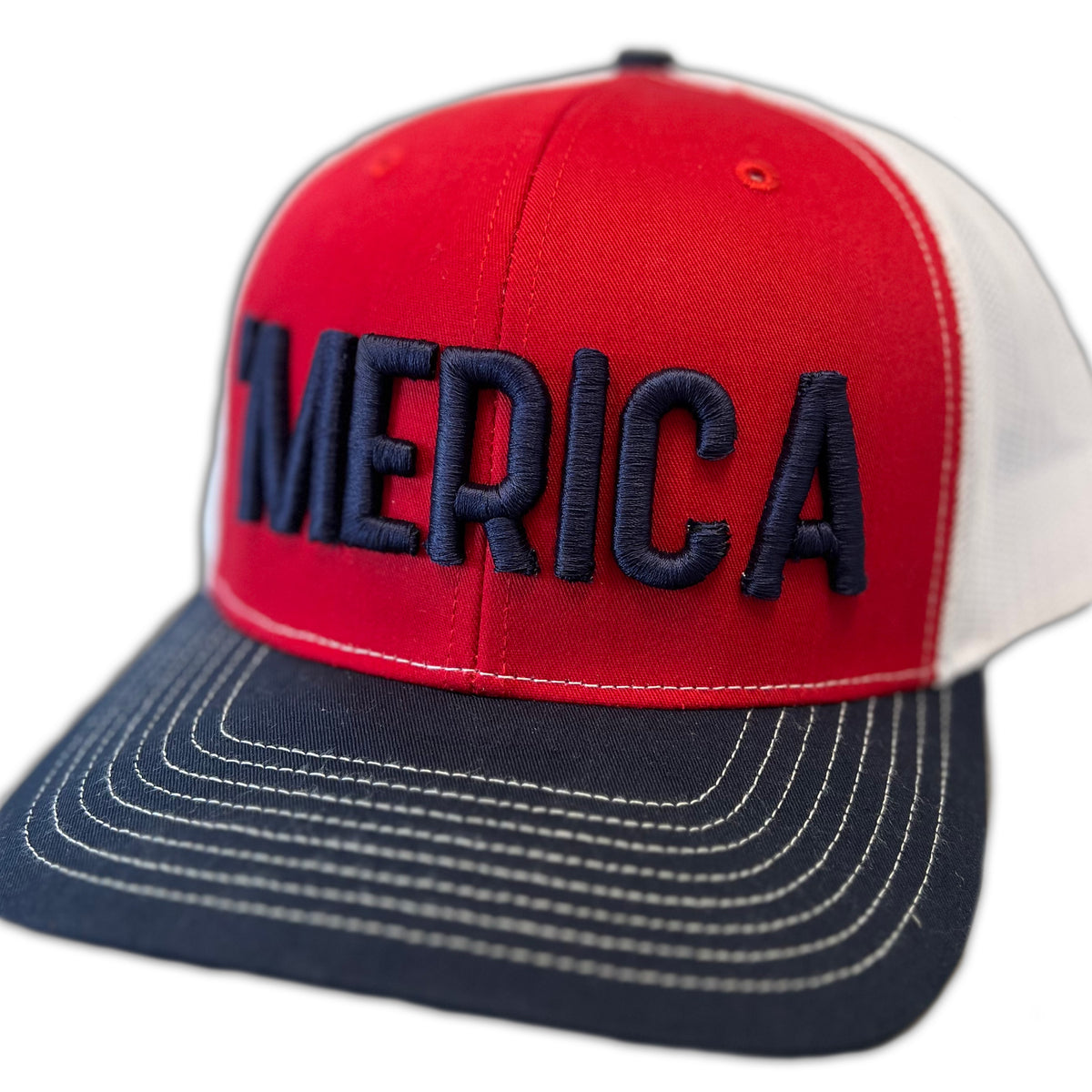 'Merica Puff Adult Hat