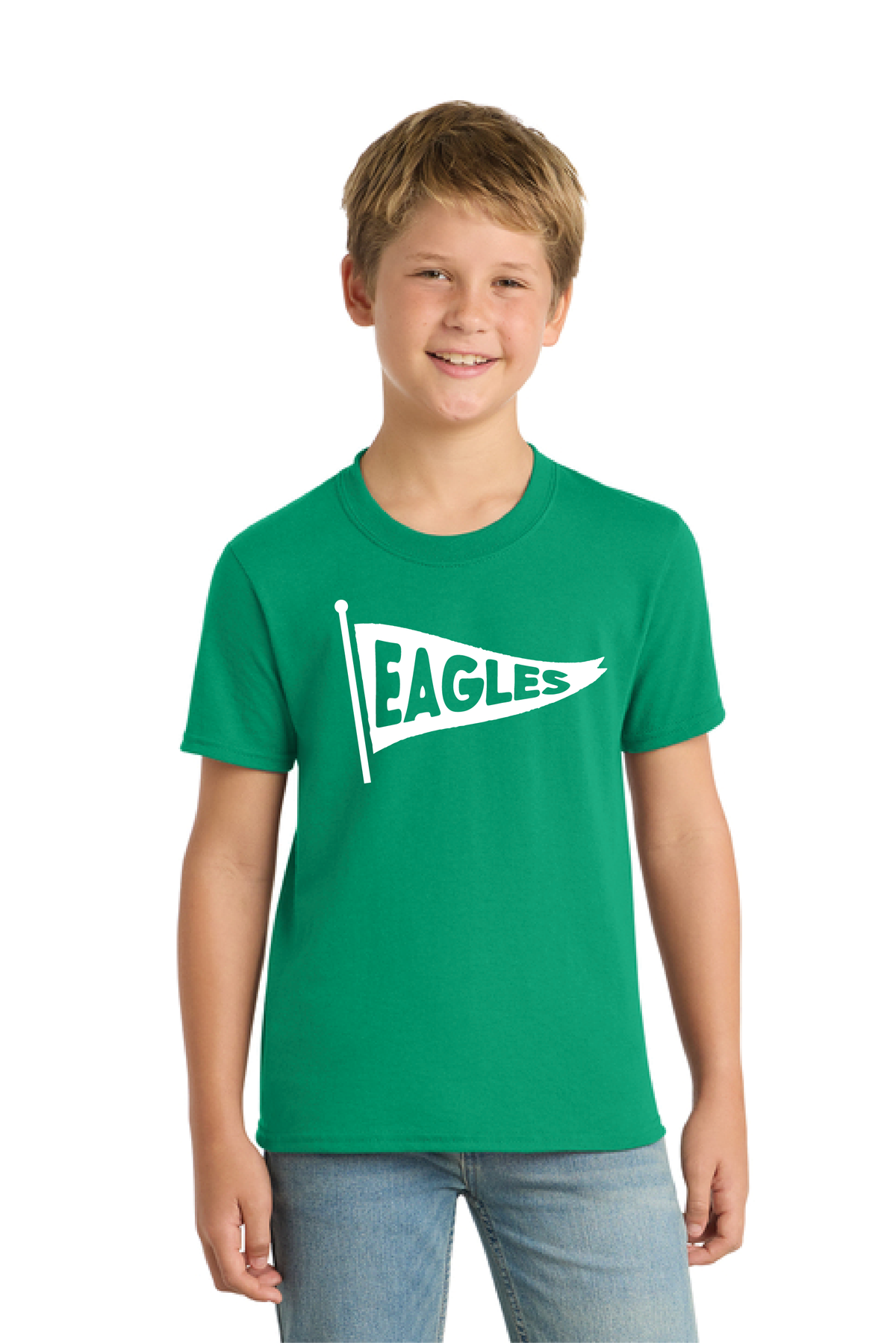 RHE - Flag - PC55Y Youth Core Blend Tee