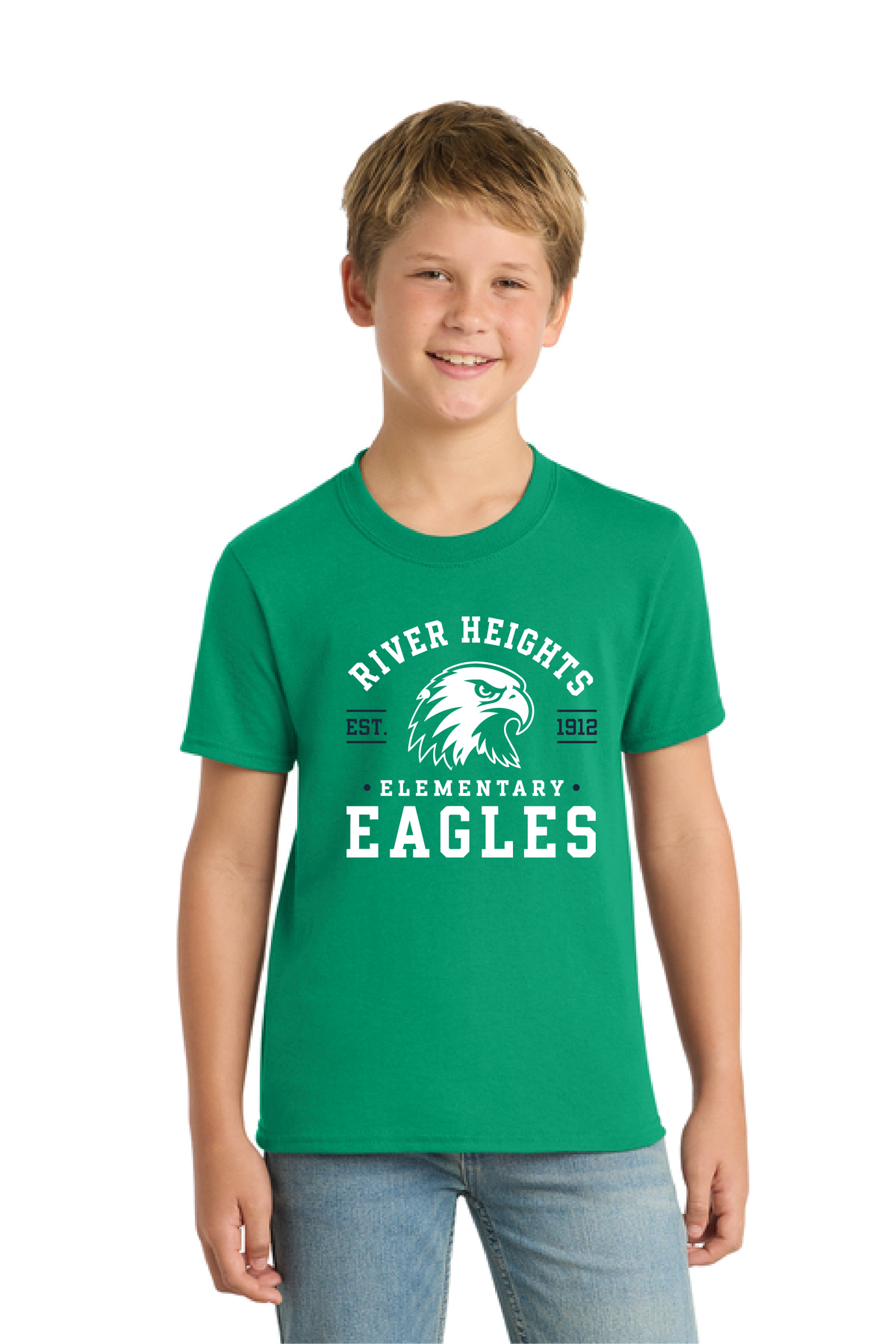 RHE - Eagle - PC55Y Youth Core Blend Tee