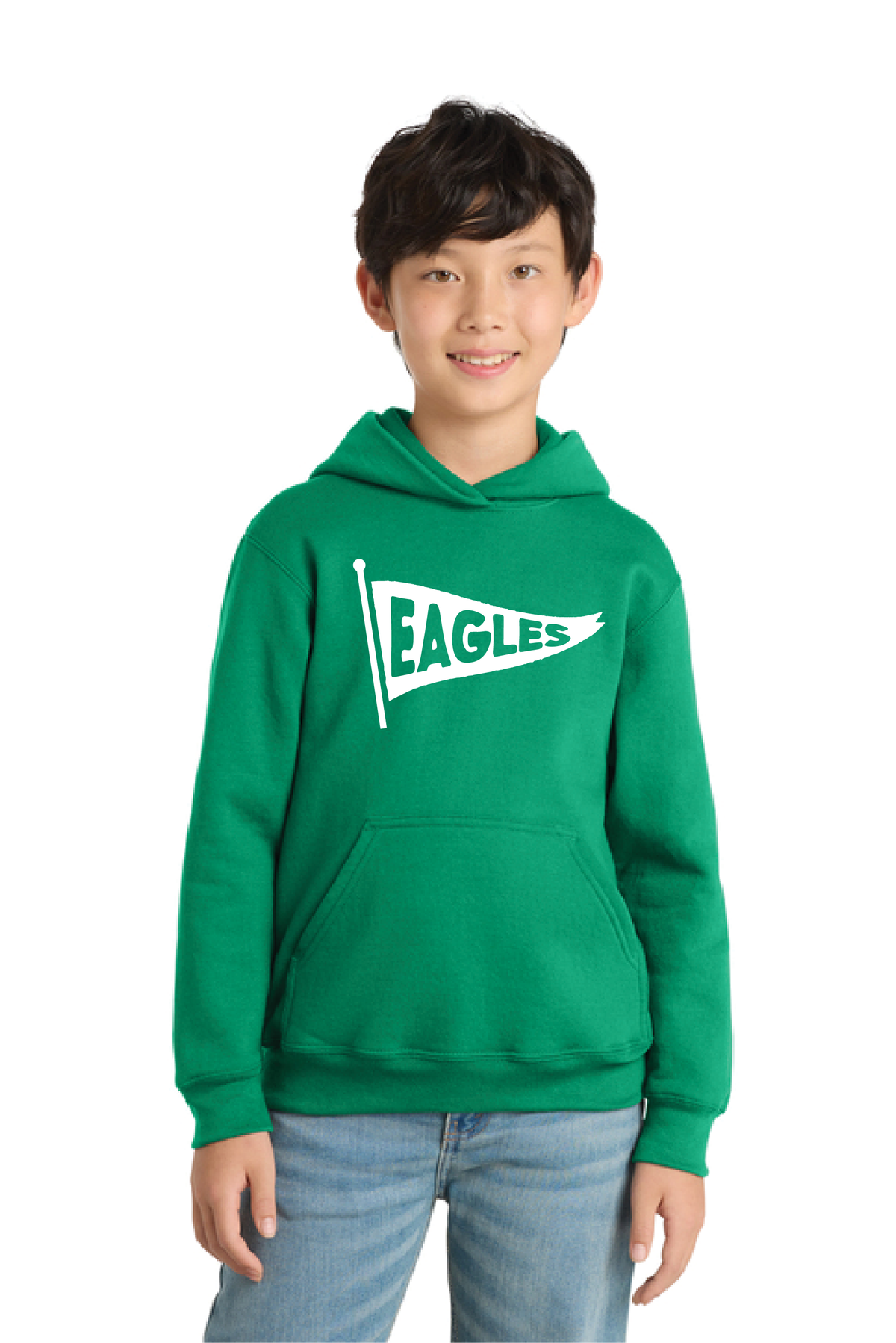 RHE - Flag - PC78YH Youth Core Fleece Pullover Hoodie