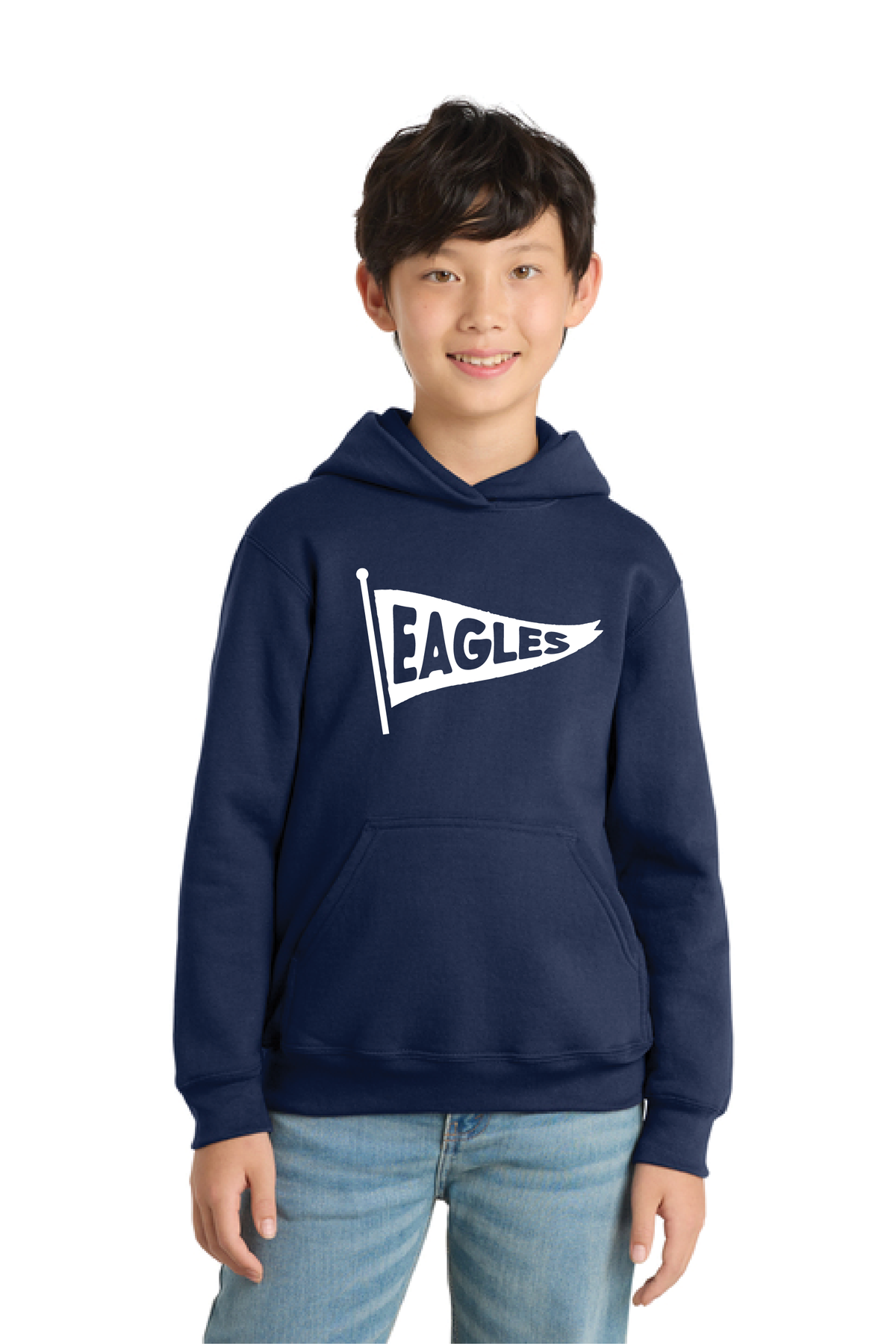 RHE - Flag - PC78YH Youth Core Fleece Pullover Hoodie