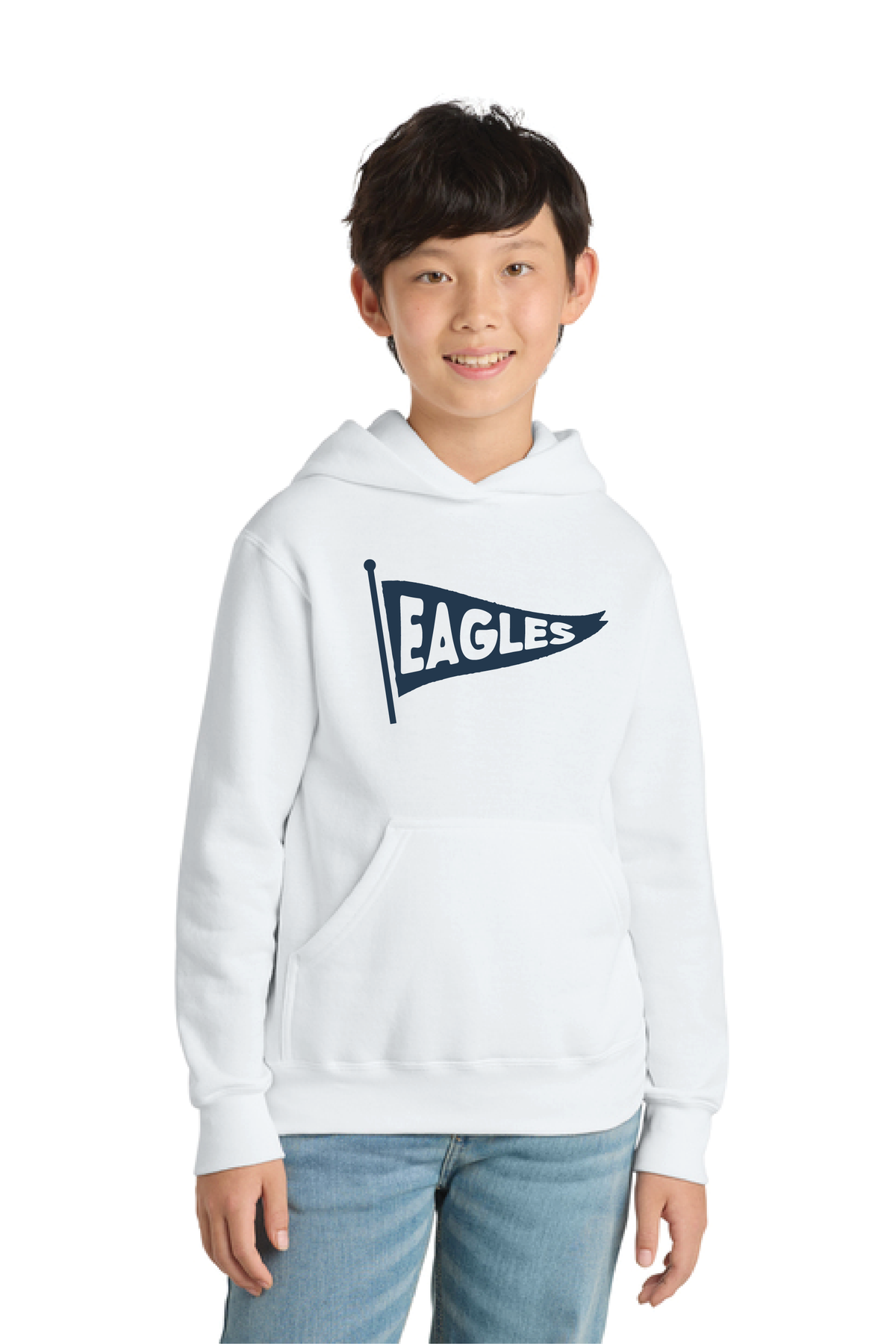 RHE - Flag - PC78YH Youth Core Fleece Pullover Hoodie