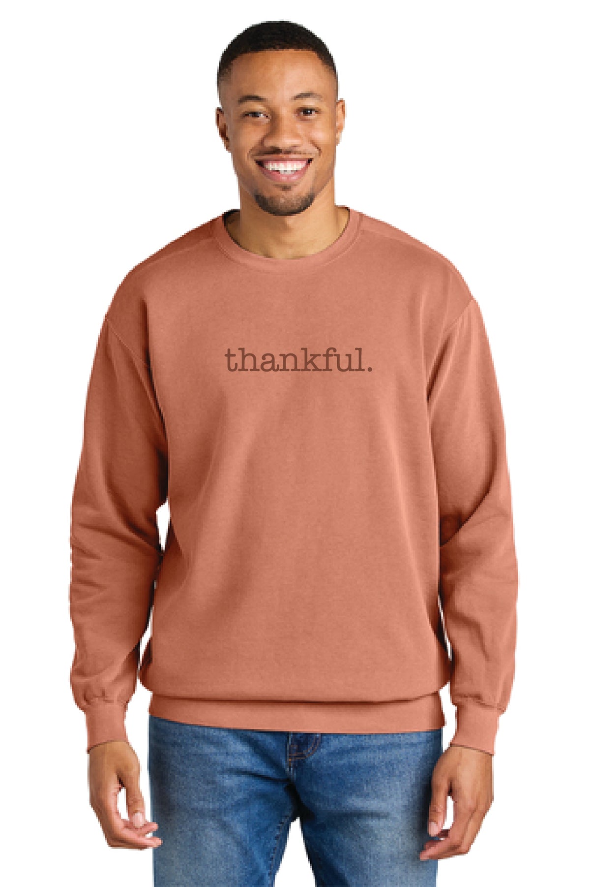 Typewriter Thankful Sweatshirt